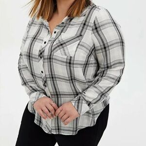 TORRID | Long Sleeve Button Down Top